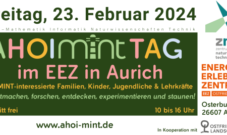 Save the date! AHOI_MINT-Tag in Aurich am 23. Februar 2024